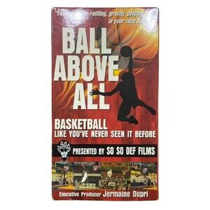 So So Def Ball Above All Basketball Streetball Mixtape 2001 VHS Tape